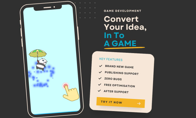Develop game in unity 2d as your game design in mind by Geniuskp | Fiverr