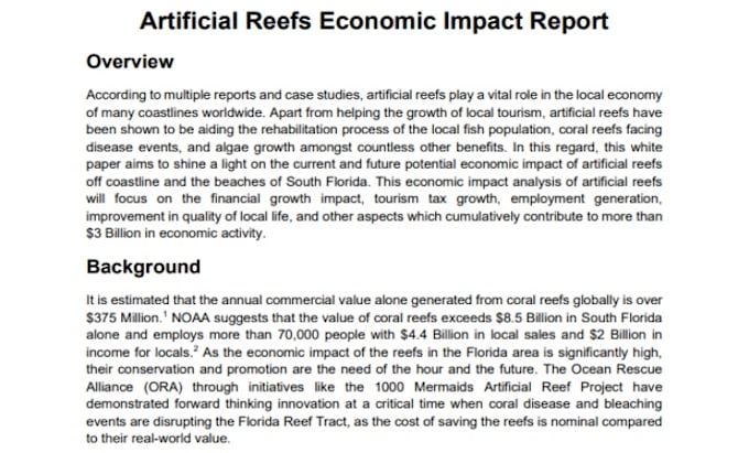 write research white paper, business and economic article