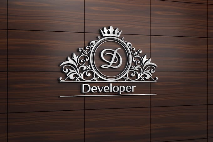 design royal herladic gold logo for business