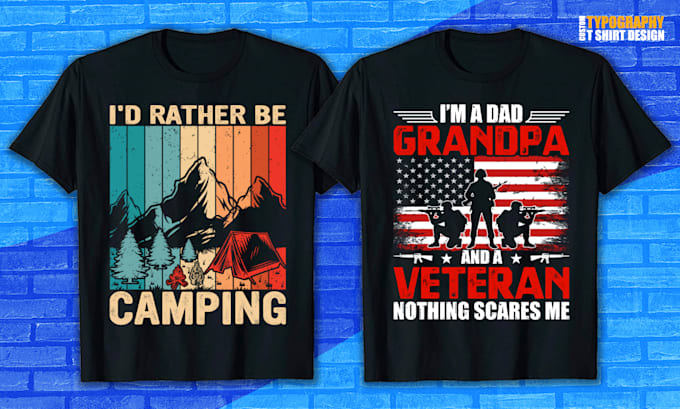 create an awesome t shirt design
