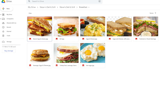 find images for your doordash menu