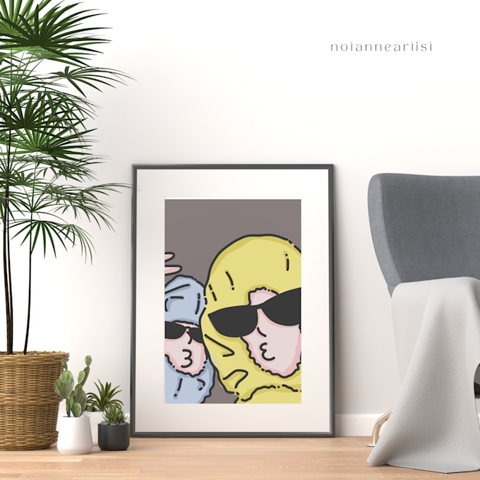 Cheap digital art commission by Anamilletbiason Fiverr