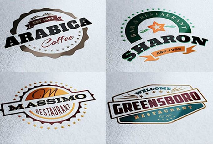 create a Professional Label, Retro Logo, Badges