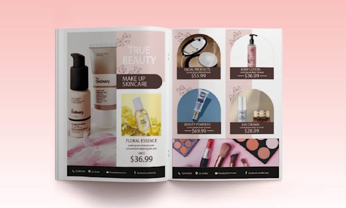 do promotional product catalogue and look book design