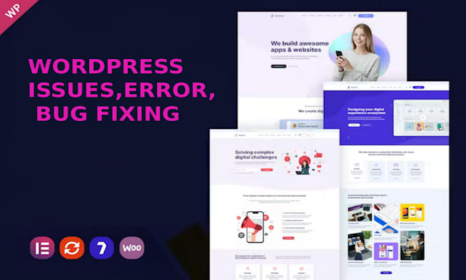 help you to fix wordpress errors, bugs and wordpress issues