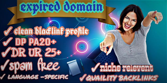 research high da dr expired domain name with backlinks