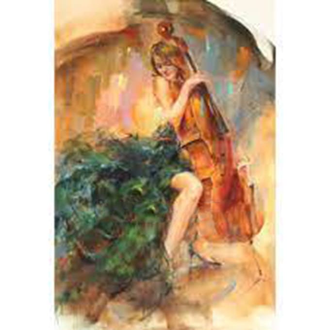 Create digital oil painting on canvas by Vathuadia Fiverr