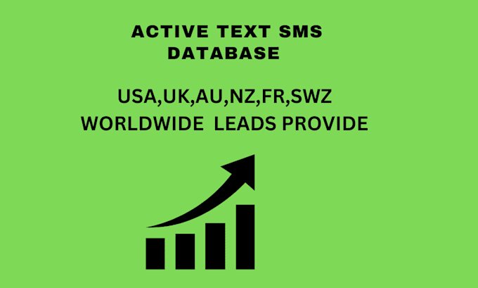 provide active sms leads any country