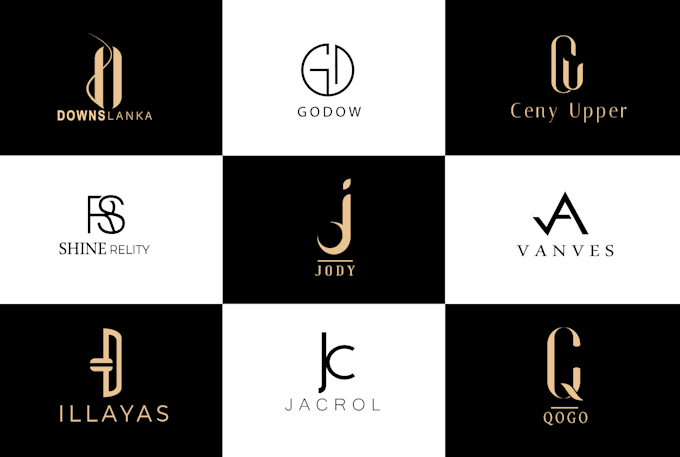 create modern minimalist and luxury logo design