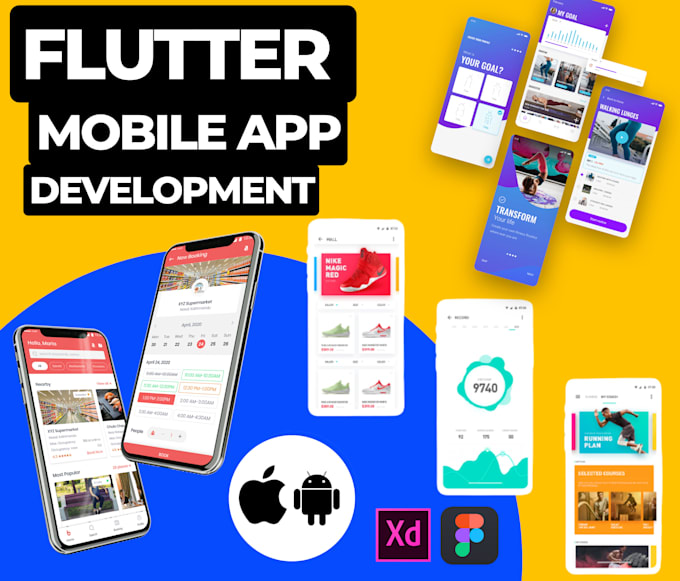 develop mobile app android and IOS flutter app development, flutter developer,
