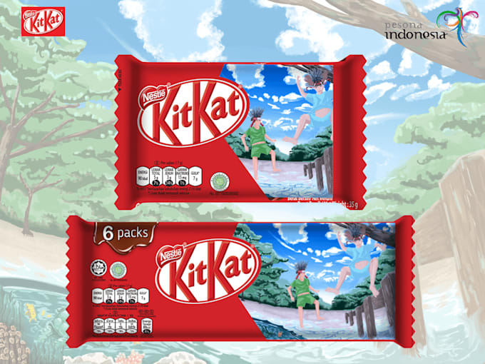 Create sticker, label, packaging design illustration by Yossa007 | Fiverr