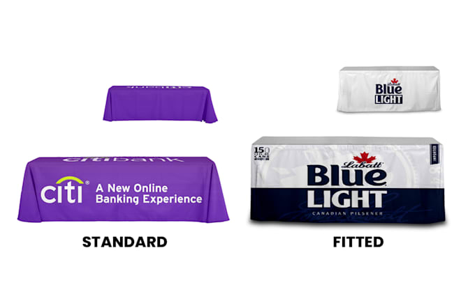 design a professional table runner, table cover, or table stretch cover