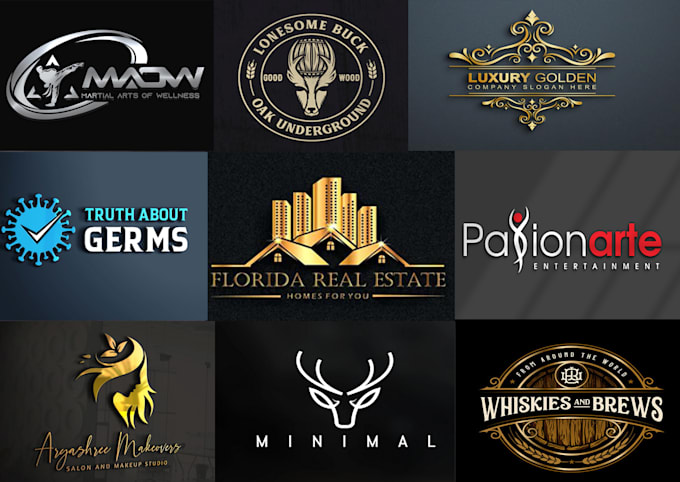 design a professional 3d logo with realistic mockup
