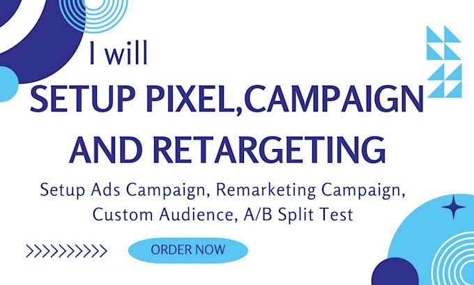 set up pixel, facebook, instagram, campaign and retargeting