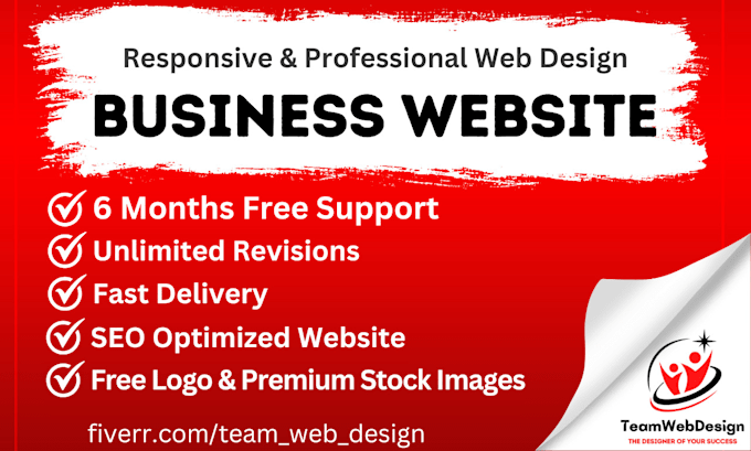 create responsive wordpress business website design