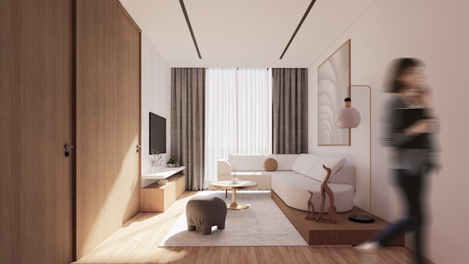 do 3d modeling, interior design, and realistic rendering