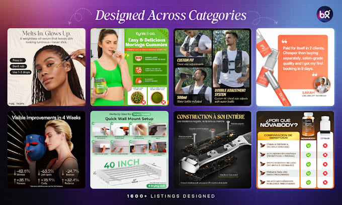design high converting amazon listing images for fba