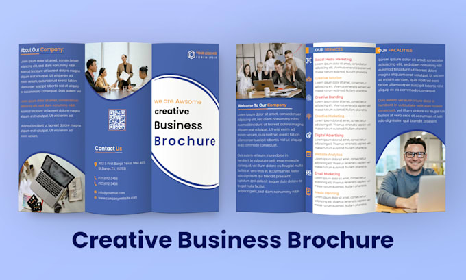 do professional bi fold, tri fold and multipage brochure