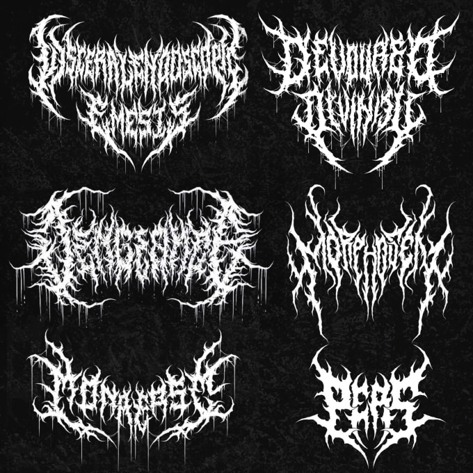 Design death metal logo, slamming,gore grind,black metal by ...