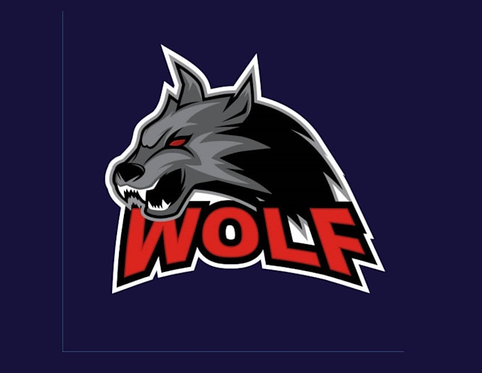 design high quality wolf logo in high definition