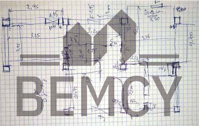 Transfer Your Sketch Into An Autocad Drawing Dwg By Hachemyh Fiverr Transfer Your Sketch Into An Autocad Drawing Dwg By Hachemyh Fiverr