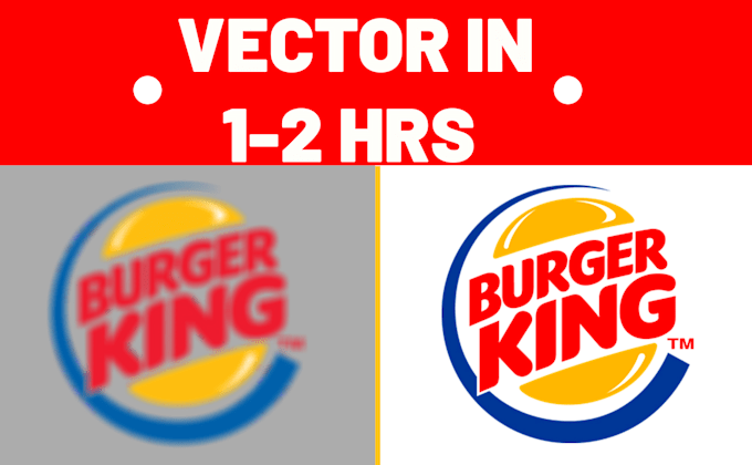 vector tracing, vectorize, convert to vector, redraw the logo