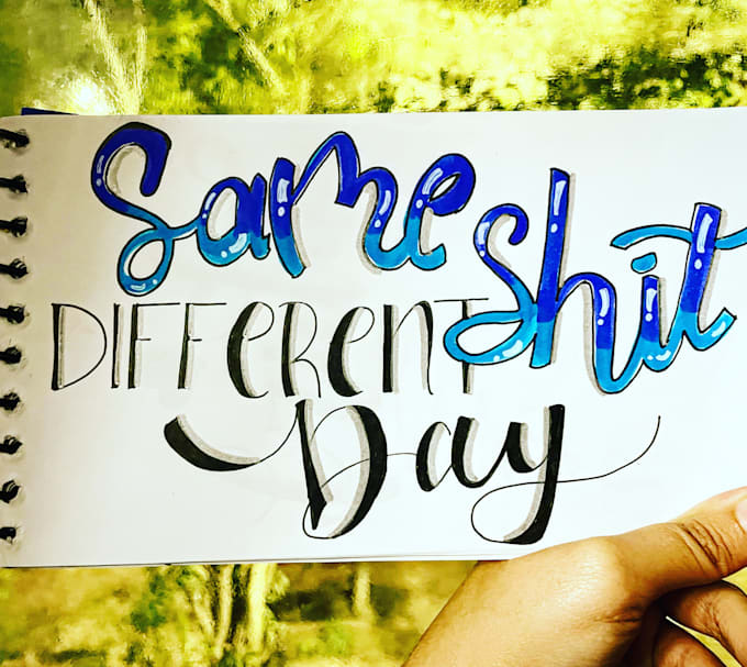 do artwork such as mandala zentangling  hand lettering quotes paintings