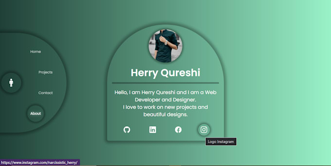 create your front end website using react js