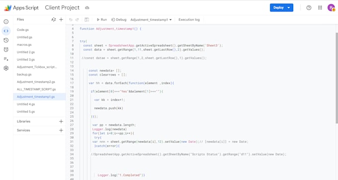 automate workflows with apps script