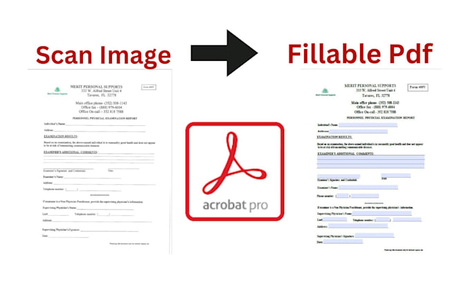 Design a pdf form and convert to fillable pdf form within 24 hrs by ...
