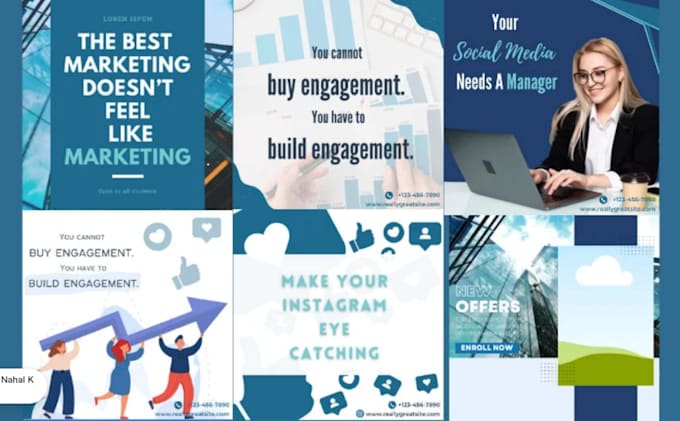 design your banners, social media post, pamphlets flyers, book covers, creative