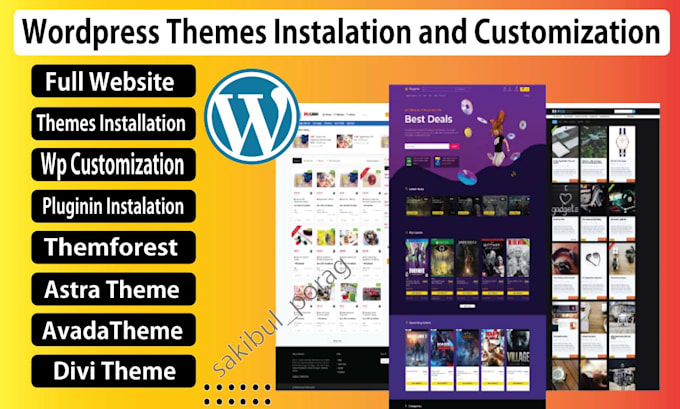 do themeforest wordpress theme install customization and demo import