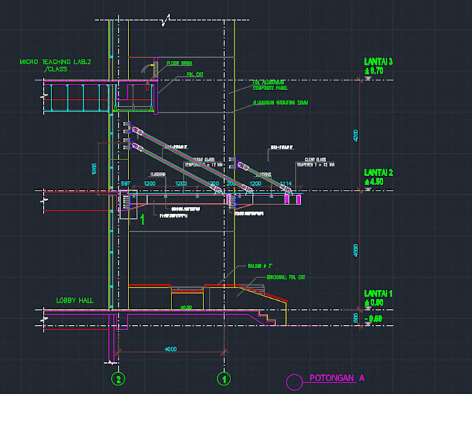 2d mechanical and technical drawing
