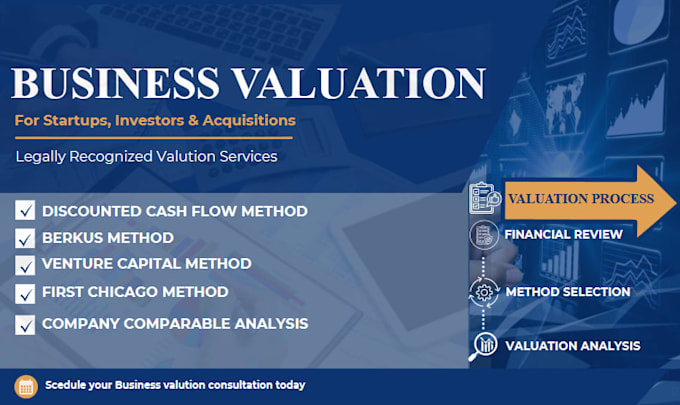 do a startup business valuation and financial analysis