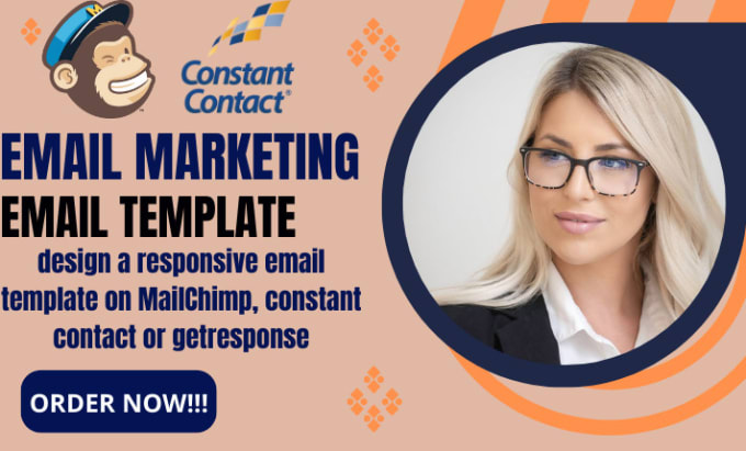 Design a responsive email template on mailchimp constant contact or