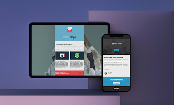 Create a responsive constant contact mailchimp email template