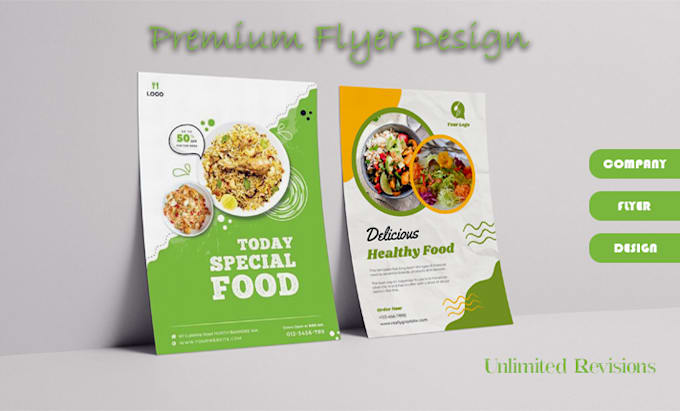 design premium business, corporate, event flyers