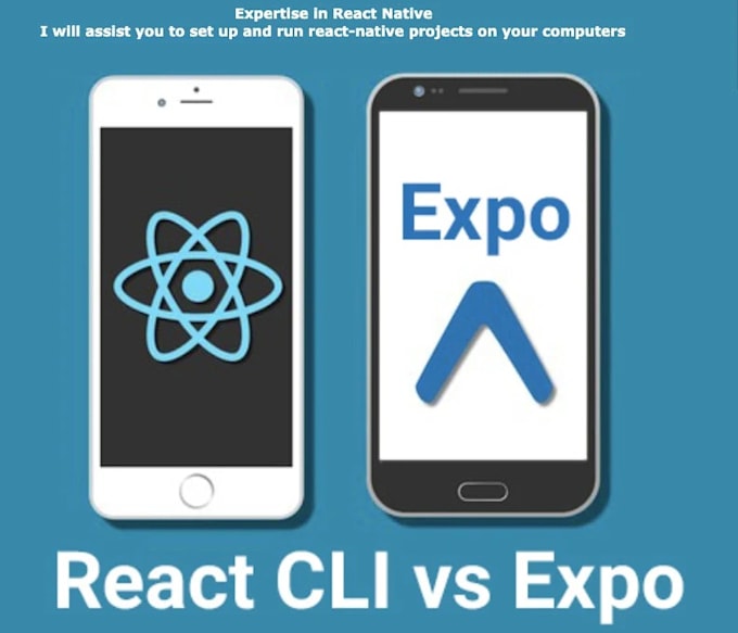 Setup react native expo app on your device by Umairliaqat07 | Fiverr