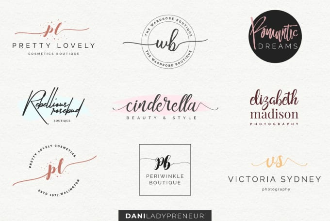 Design a stylish, beautiful, feminine logo by Daniladypreneur | Fiverr