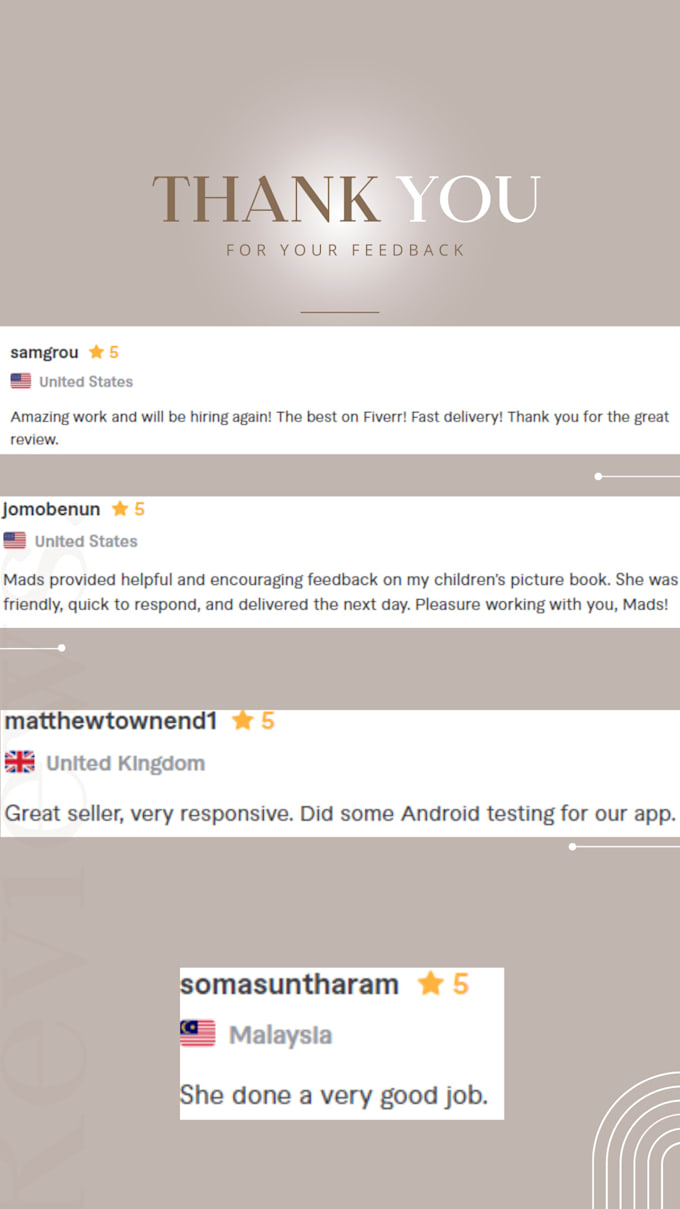 beta read, review, and give honest feedback on your writing