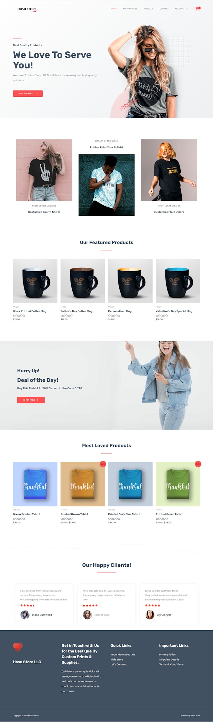build a modern and mobile friendly wordpress website design