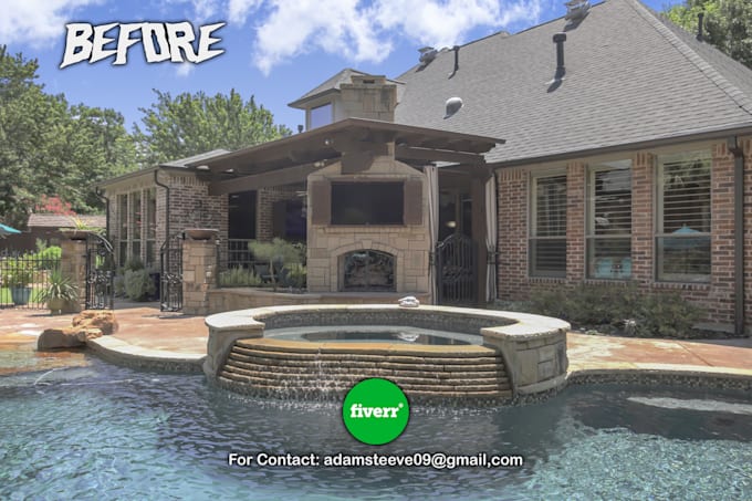 do real estate virtual editing, day to dusk editing