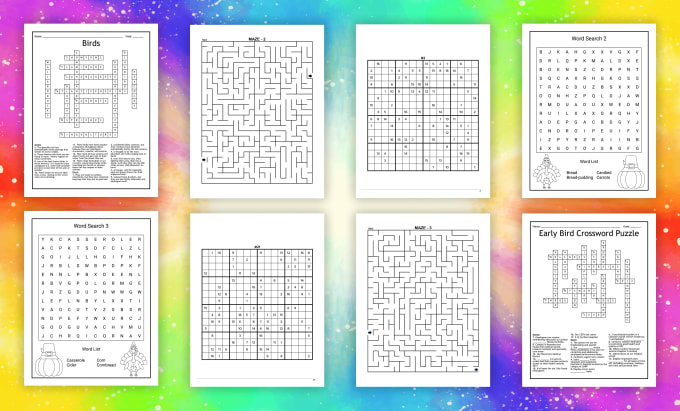 Make niche base word search mazes sudoku crossword puzzle activity book