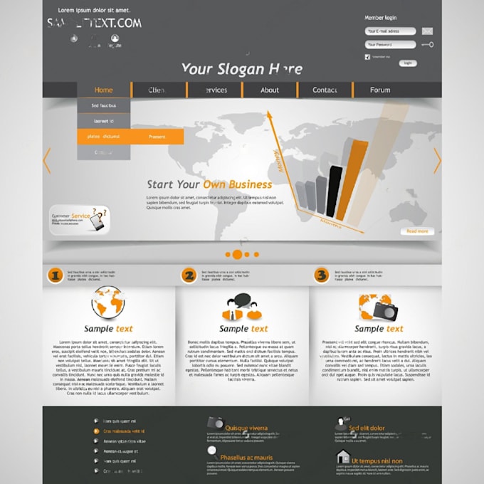 Create modern and responsive wordpress landing page design by