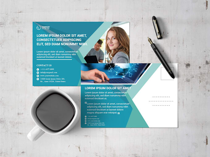 do profesional postcard design for you