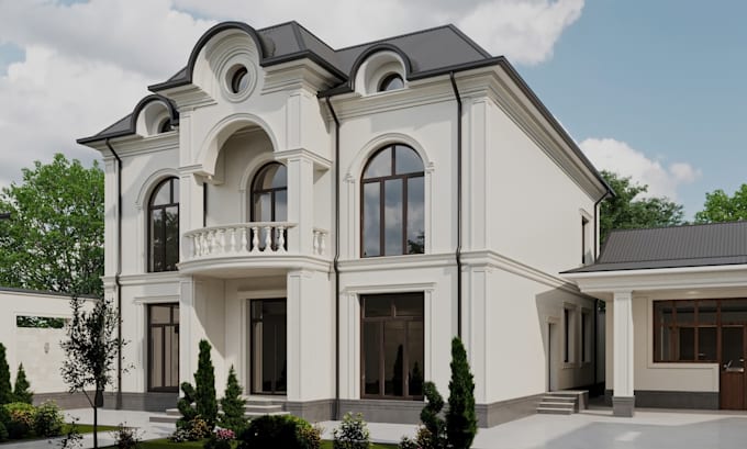create high quality exterior design and rendering