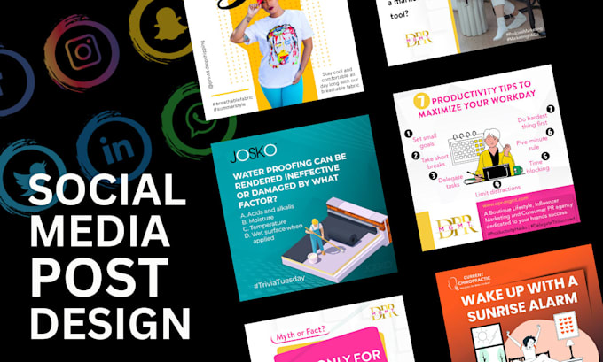 be your social media manager, monthly social media post design, scheduling