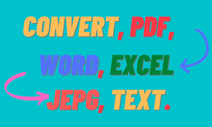 convert pdf word excel document into jepg