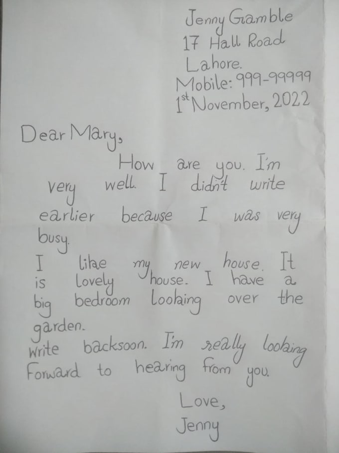 Write anything in my out standing hand writing for your business by ...