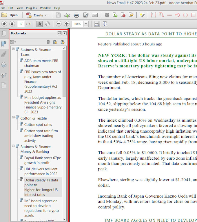 do professional, organized work of your PDF or word document
